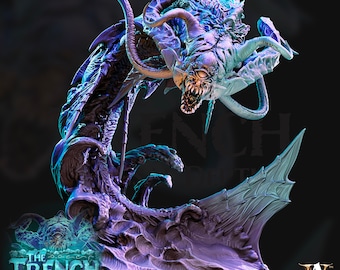 Miniatura de Aboleth - Miniaturas DnD - Juego de rol - Miniaturas de mesa - Mazmorras y dragones - Juegos de Archvillain - D&D