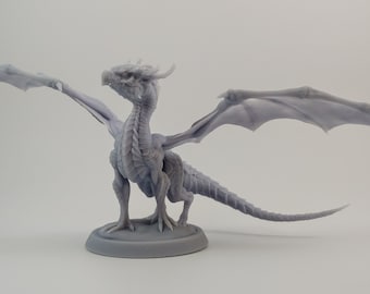 baby Dragon miniature - Lord of the Print - DnD miniatures - Role Playing Game - Tabletop Miniature - dungeons and dragons - D&D