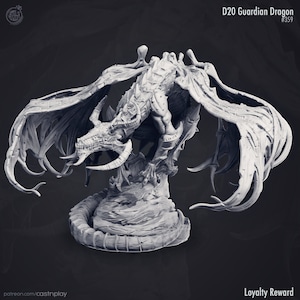 Shadow dragon D20 keeper- CastnPlay - DnD miniatures - Role Playing Game - Tabletop Miniature - dungeons and dragons - D&D