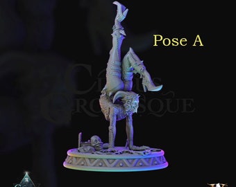 Circus Acrobat miniatures - DnD miniatures - Role Playing Game - Tabletop Miniature - dungeons and dragons - Archvillain games - D&D