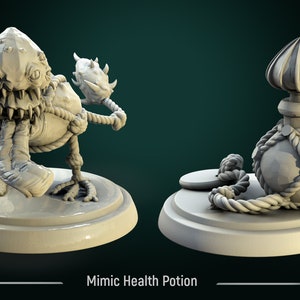 Mimic Health potion miniature - White werewolf Tavern - DnD miniatures - Role Playing Game - Tabletop Miniature - dungeons and dragons - D&D