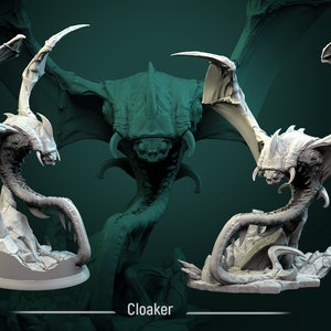 Cloaker miniature - White werewolf Tavern - DnD miniatures - Role Playing Game - Tabletop Miniature - dungeons and dragons - D&D