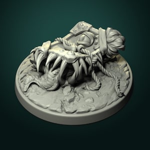 Zauberbuch MIMIC Miniatur - D&D Miniaturen - Tabletop Miniaturen - Rollenspiel - Weißer Werwolf-Tavern - D&D