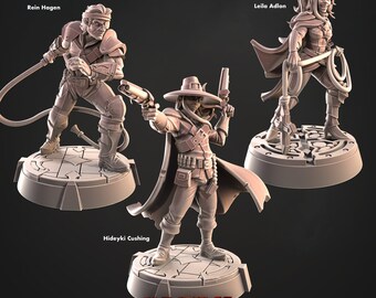 vampire hunter miniatures - CastnPlay - DnD miniatures - Role Playing Game - Tabletop Miniature - dungeons and dragons - D&D