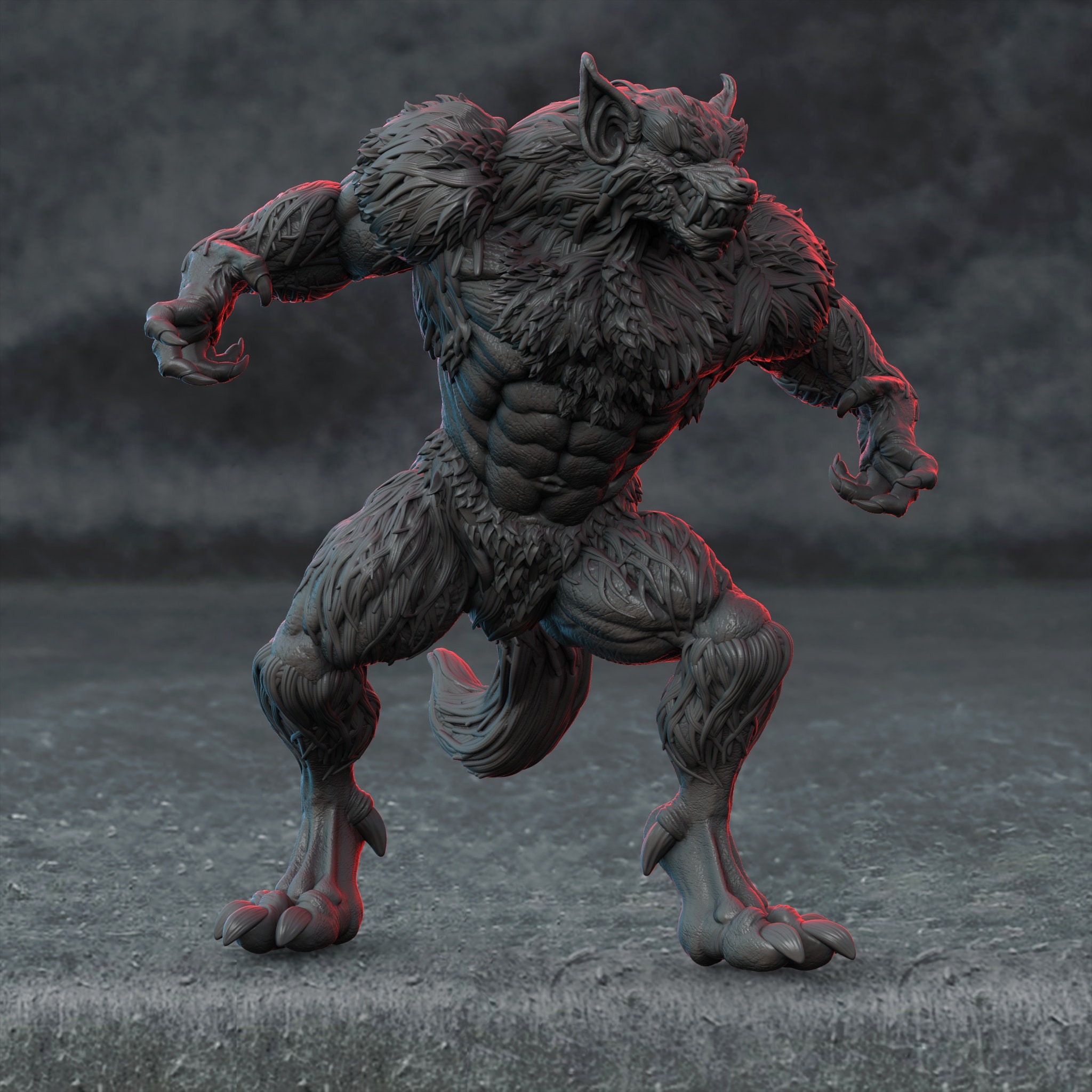werewolf figure