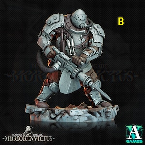 Morior Iron Guard - DnD miniatures - Role Playing Game - scifi Miniature - dungeons and dragons - archvillain games - starfinder