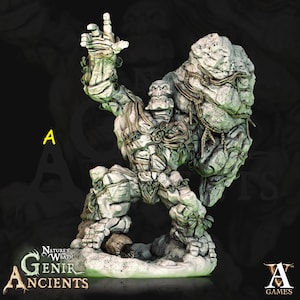 Forest elemental miniatures - DnD miniatures - Role Playing Game - Tabletop Miniature - dungeons and dragons - Archvillain games - D&D
