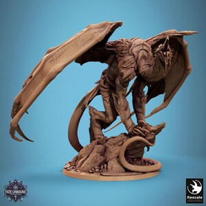 Zarkeal Celestial scourge dragon - rescale miniatures - DnD miniatures - Role Playing Game - Tabletop Miniature - dungeons and dragons - D&D