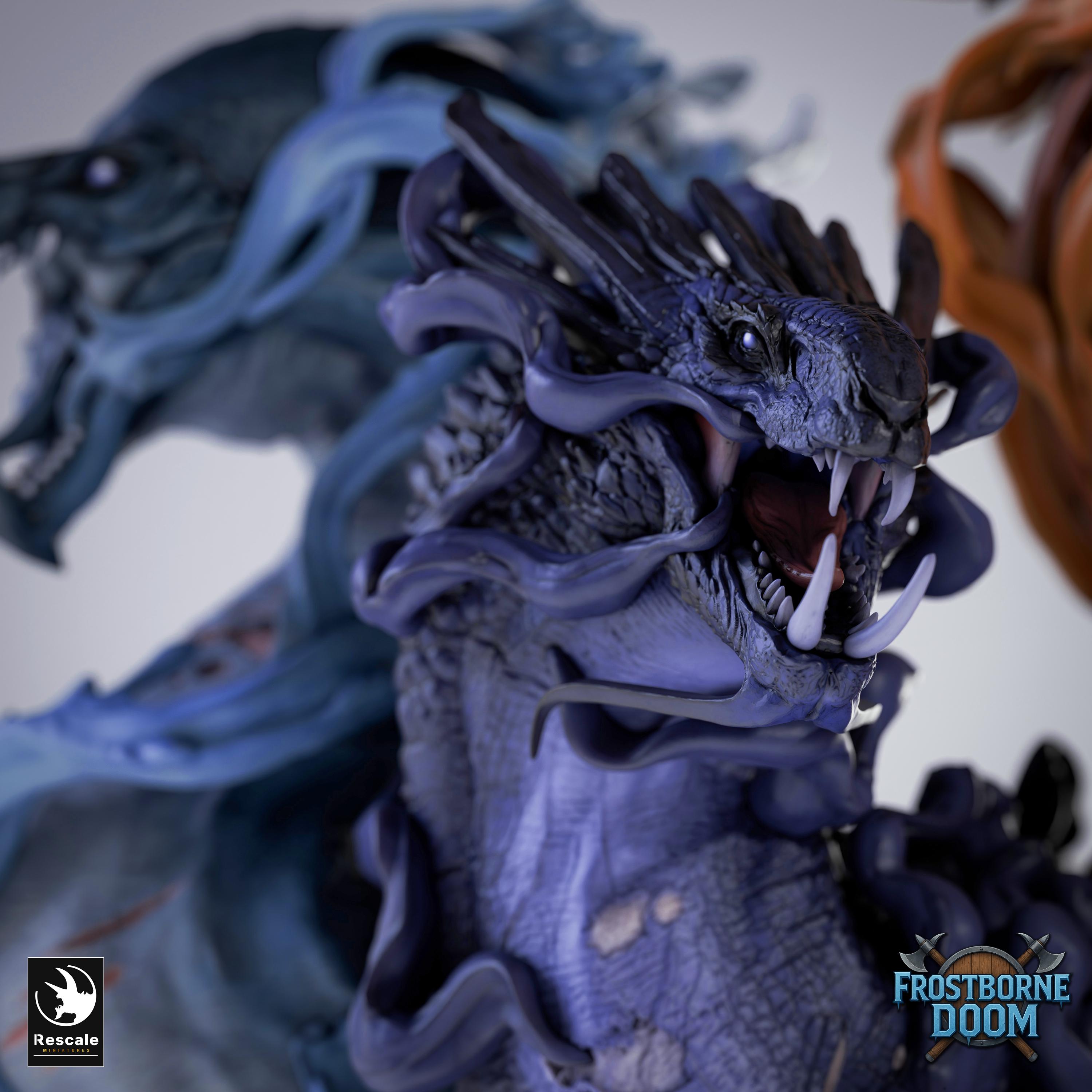 Elemental Dragon Miniature - Rescale Miniatures - Dnd Miniatures - Role ...