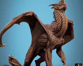 古代シルバードラゴン メタリック ミニ - DND - パスファインダー