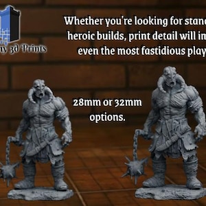 Miniatura de centauro / Miniatura de fantasía / Miniaturas DnD / DND / Juego de mesa / RPG / Pathfinder / MEGS3D D&D / mazmorras y dragones imagen 5