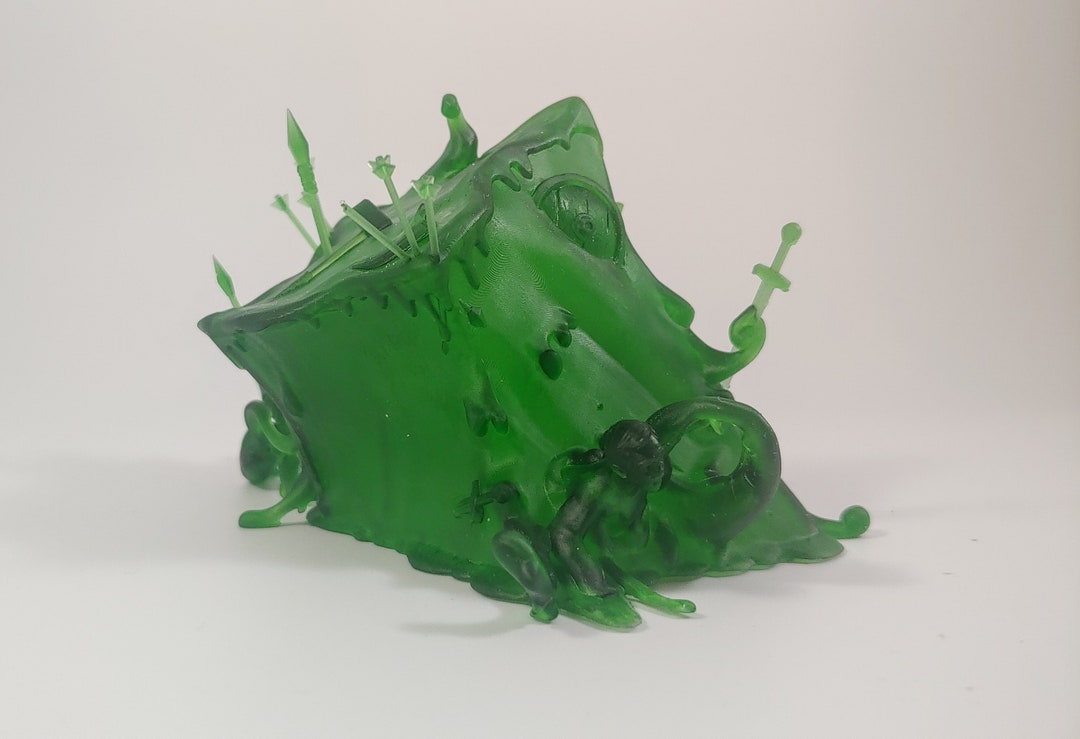 Gelatinous Cube Miniature Castnplay Dnd Miniatures Role Playing Game Tabletop Miniature Dungeons