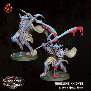 Vampire Sanguine knights - Crippled God Foundry - DnD miniatures - Role Playing Game - Tabletop Miniature - dungeons and dragons - D&D