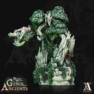 Young Treant miniature - DnD miniatures - Role Playing Game - Tabletop Miniature - dungeons and dragons - Archvillain games - D&D