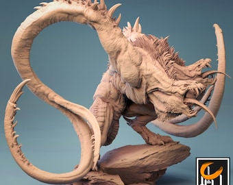 Demogorgon miniature - rescale miniatures - DnD miniatures - Role Playing Game - Tabletop Miniature - dungeons and dragons - D&D