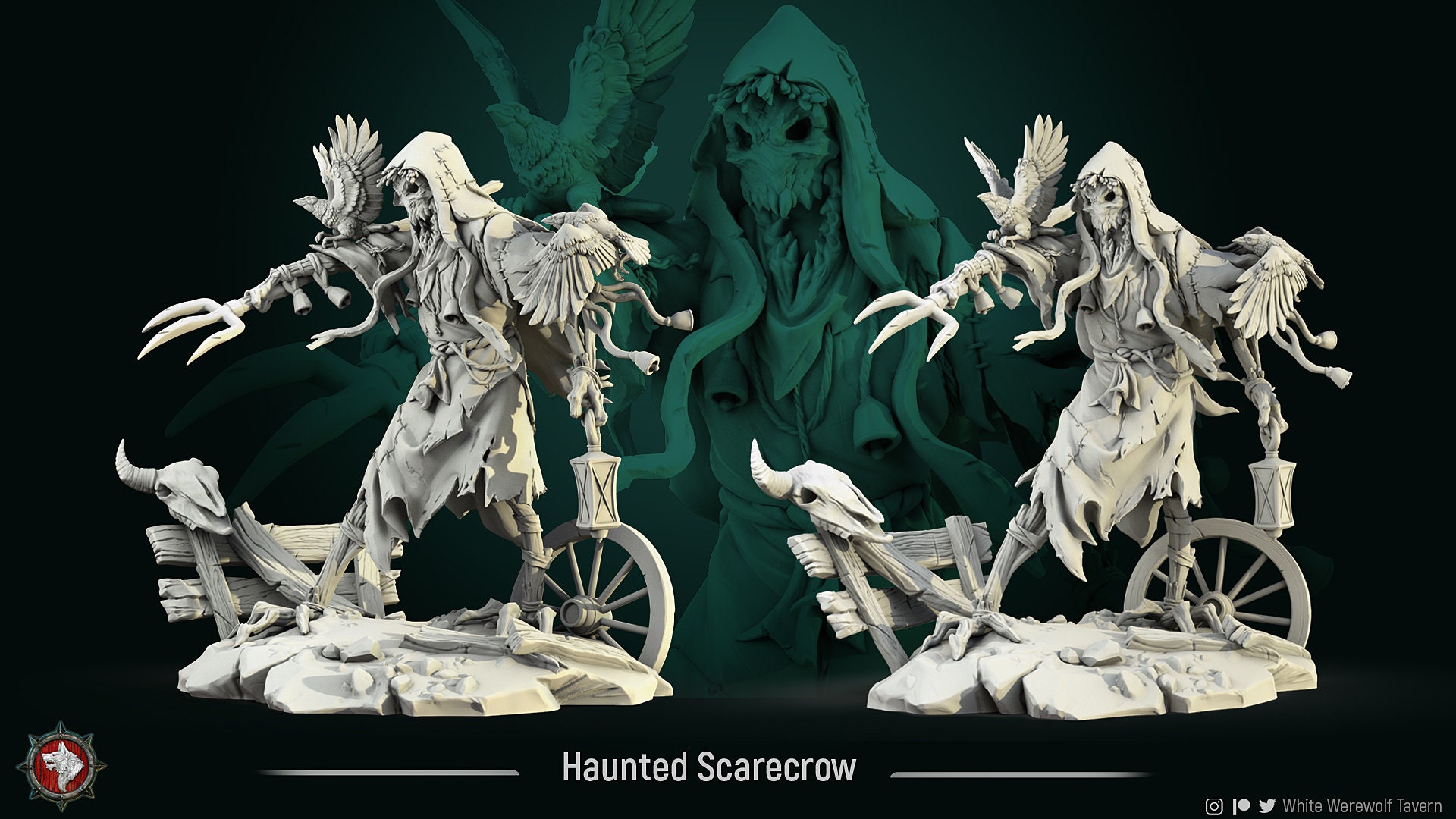 Haunted Scarecrow DnD Miniaturen RPG Rollenspiel Pathfinder Etsy