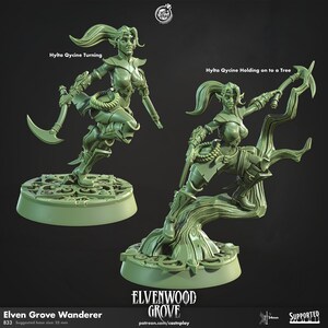 Elf grove wanderer miniatures - CastnPlay - DnD miniatures - Role Playing Game - Tabletop Miniature - dungeons and dragons - D&D