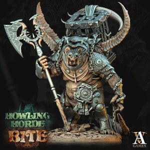 Gnoll Rat Slaver miniature - DnD miniatures - Role Playing Game - Pathfinder - Tabletop Miniature - Figure Painting - D&D