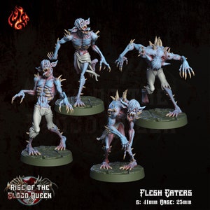 flesh eater miniature set - Crippled God Foundry - DnD miniatures - Role Playing Game - Tabletop Miniature - dungeons and dragons - D&D