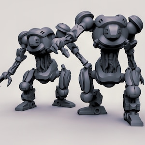 Mecha Droid - DnD miniatures - Role Playing Game - scifi Miniature - dungeons and dragons - starfinder