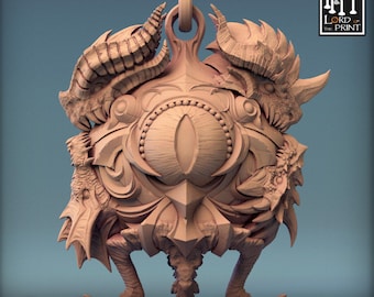 Tiamat vijf drakenketting prop - cosplay - DnD-miniaturen RPG Rollenspel Pathfinder tafelblad miniatuur kerkers en draken D&D