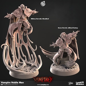 vampire noblemen - CastnPlay - DnD miniatures - Role Playing Game - Tabletop Miniature - dungeons and dragons - D&D