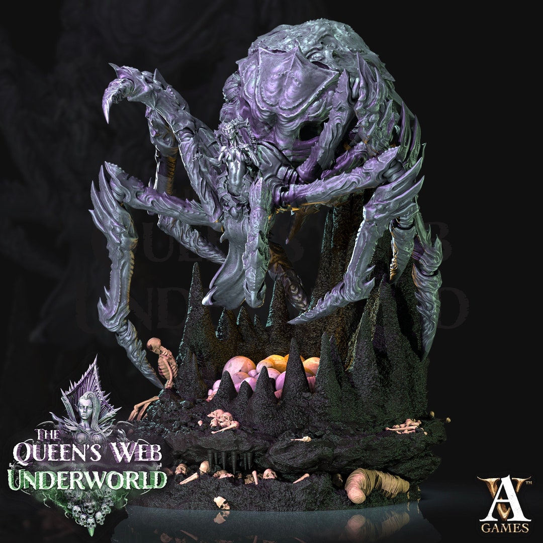 Arachnis Ascended Miniature - Dnd Miniatures - Role Playing Game ...