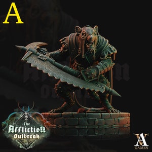 The Shadow Molar ratfolk miniatures - D&D miniatures - Role Playing Game - Tabletop Miniature - dungeons and dragons - Archvillain games