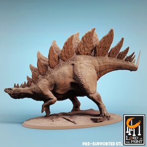 Stegosaurus dinosaur miniature - rescale miniatures - DnD miniatures - Role Playing Game - Tabletop Miniature dungeons and dragons - D&D