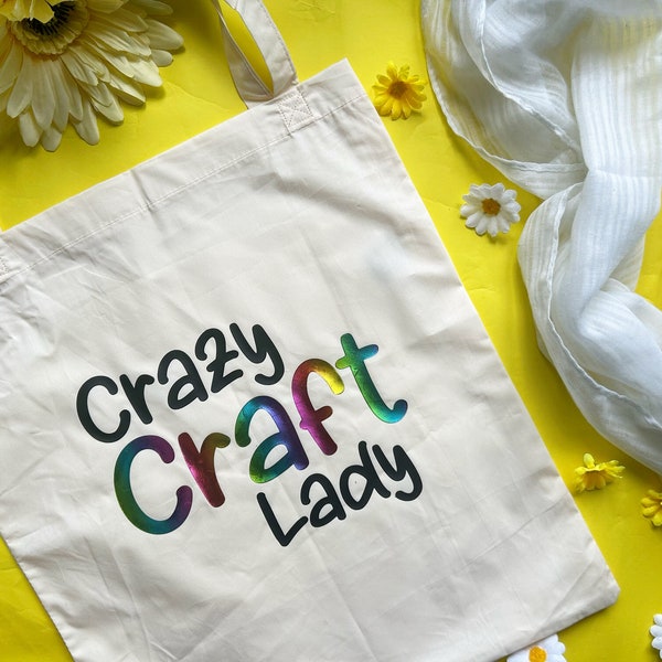 Crazy Craft Lady Tragetasche
