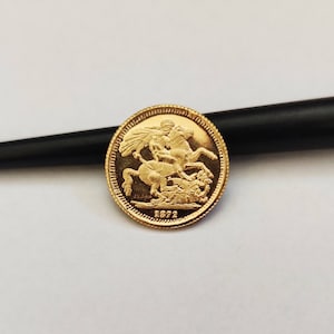 22K Gold Coin 2 & 4gram, Genuine Hallmarked Gold Coin, Vintage Gold Coin, Diwali Puja Coin, Indian Hallmarked Gold Coin, Victoria Gold Coin.