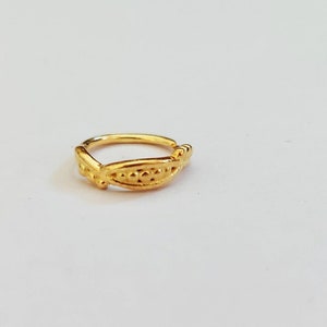 Gold Nose Ring, Nose Hoop, Tribal Nose Ring, Indian Nose Ring, Nostril Ring, Nostril Hoop, Nose Piercing, Silver Nose Hoop, Gold Nose Hoop