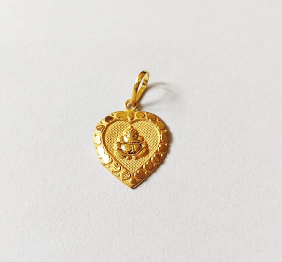 Gold pendant store design ganesh