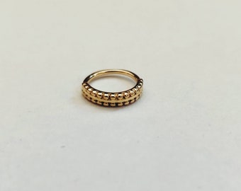 14k  Solid Gold nose ring, nose  nose ring, nose ring, Indian nose gold ring, nose hoop, tribal nose ring, tribal Nose Ring, Gold Nose ring