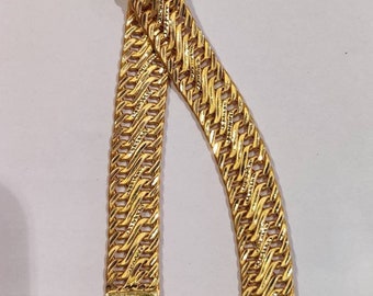 22k gold Bracelet, Indian Gold Bracelet, Men's Bracelet, Hallmarked Gold Bracelet,Chain Link Bracelet, Wide Gold bracelet, Stunning Bracelet