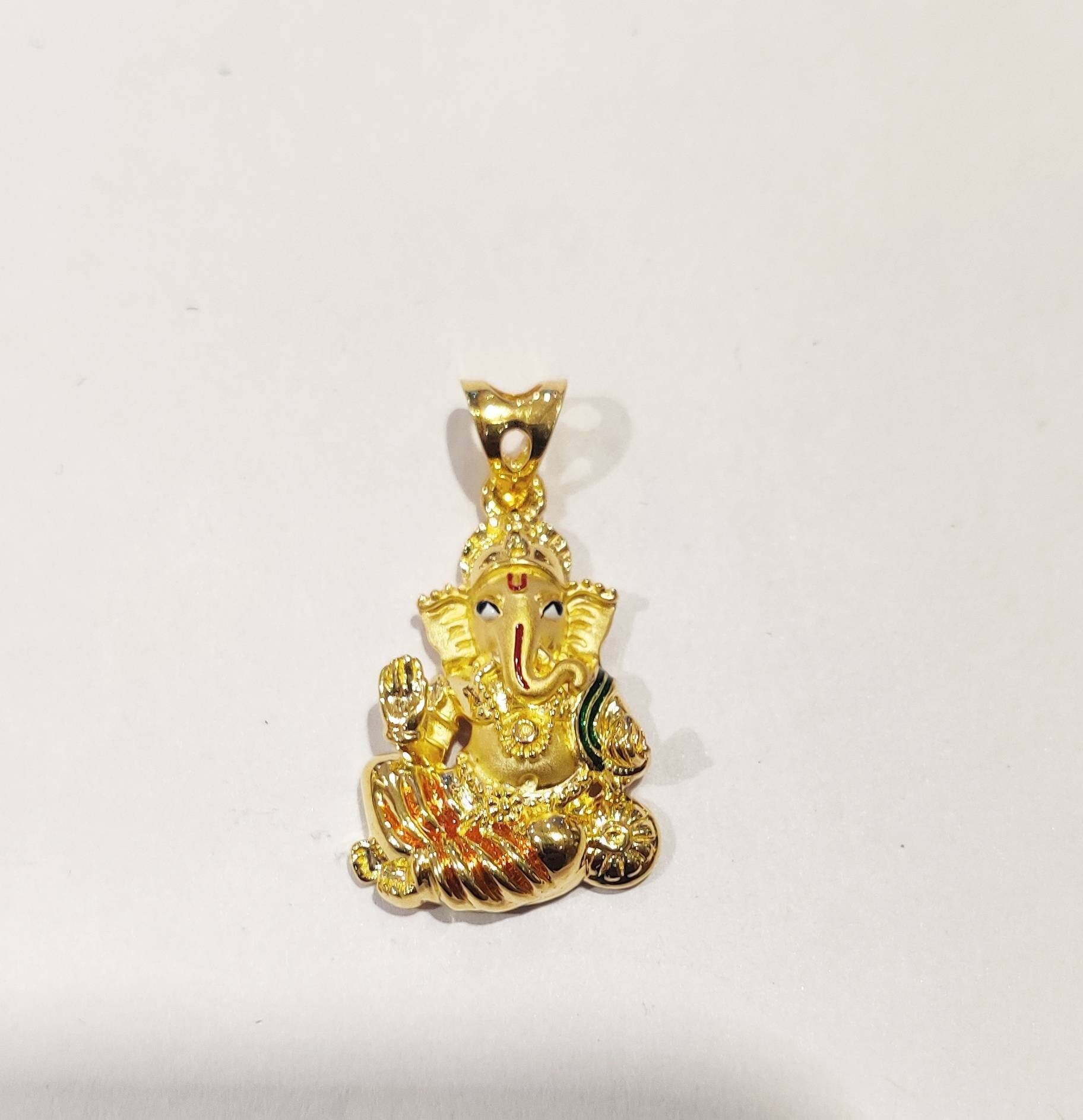22k Gold Big Ganesha Pendant,solid Gold Pendant, Indian Ganesha Pendant, Hindu God Pendant, Religious Pendant, Ganpati Pendant in 22k Gold. - Etsy 22k Gold Big Ganesha Pendant,solid Gold Pendant, Indian Ganesha Pendant, Hindu God Pendant, Religious Pendant, Ganpati Pendant in 22k Gold. - Etsy