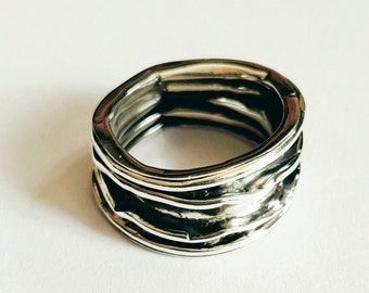 925 Sterling Silver Ring, Silver Band Ring, Stylish Ring