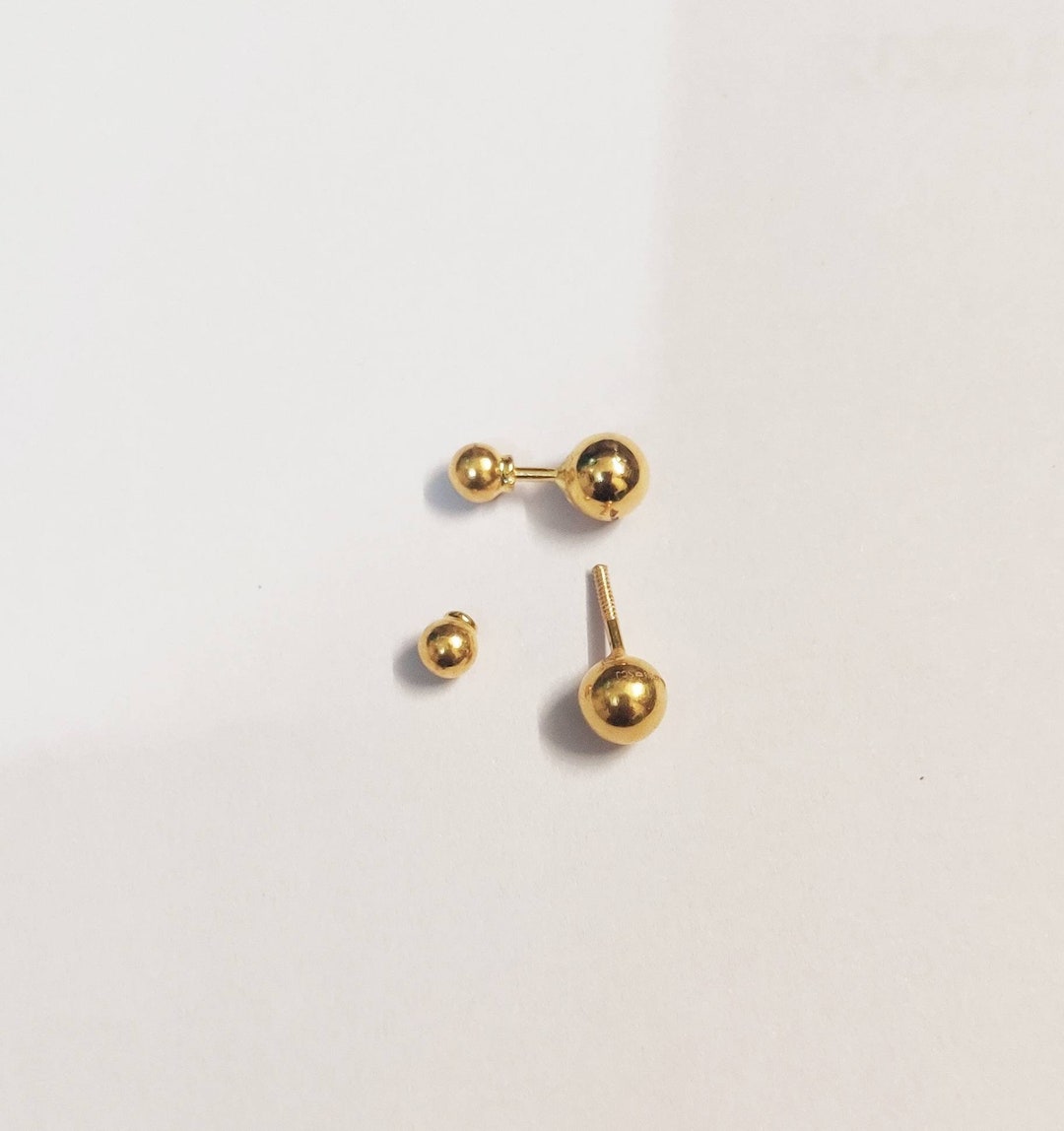 22k Gold Studs, Conch Gold Studs, Tragus Gold Studs,banjara Gold Studs ...