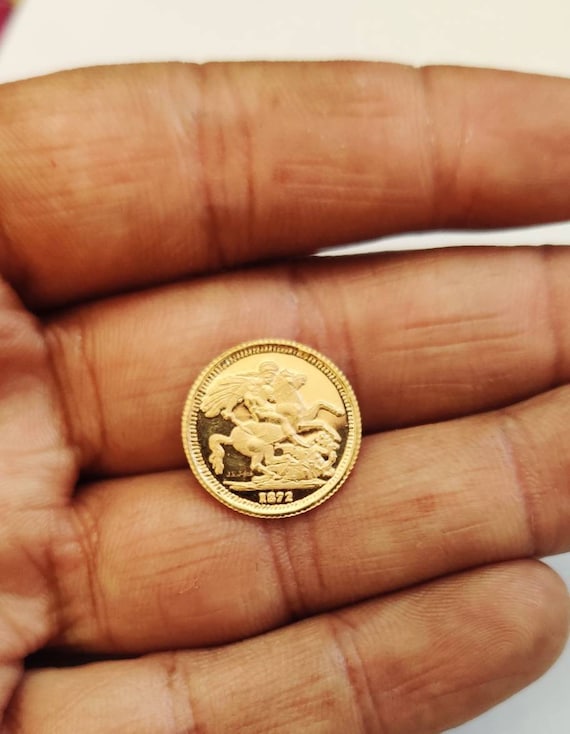 22K Gold Coin 2 & 4gram, Genuine Hallmarked Gold Coin