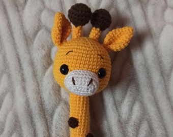 DOCUMENTO giraffa rattle toy Crochet Pattern, Crochet Pattern PDF, giraffe Toy,  rattle toy Pattern, Baby Toy Pattern, giocattolo a sonagli