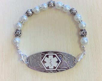 medical id bracelets etsy