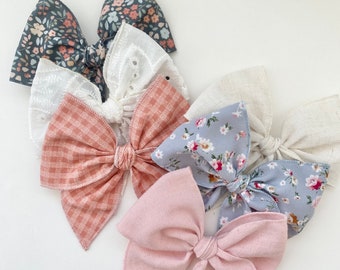 Spring fable bows and headbands