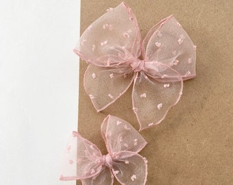 Peony Tulle - Spring Bows and Headbands