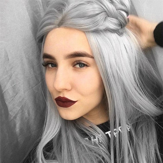 Lace front wigs clearance grey