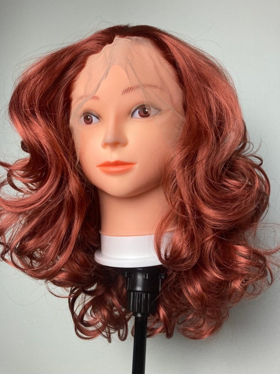 Short Bob Ginger Wig,red Wig,copper Red Wigs,burlesque Wig,wavy Lace