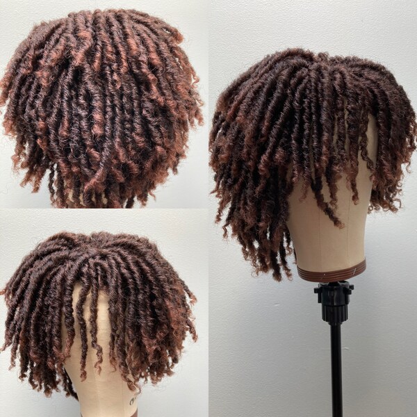 Twist Dreadlock Perücken,Dreadlock Perücke,Twist Perücken,Twist Braid Perücke,kurze Perücken,Kostüm Perücken,Faux Dreadlocks,kurze Twist Perücke mit Bang