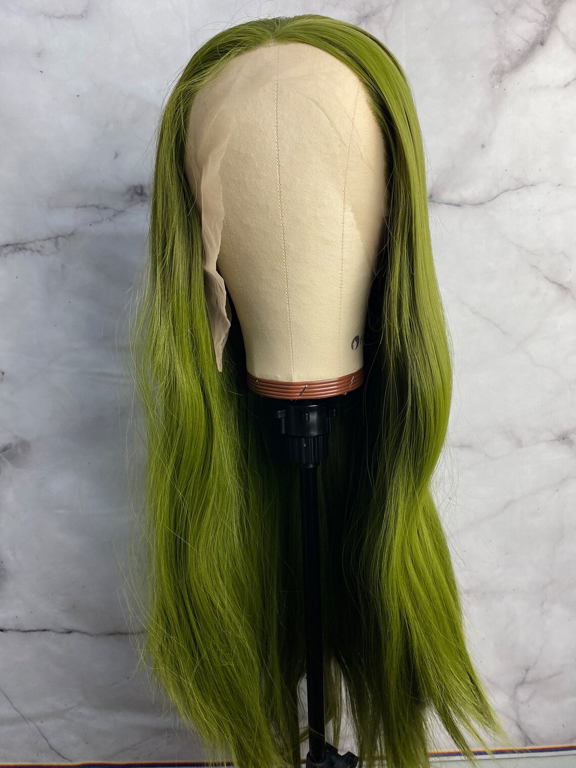 Olive Green Hair Wig, Dark Green Wig, Olive Green Hair Color,lace Front