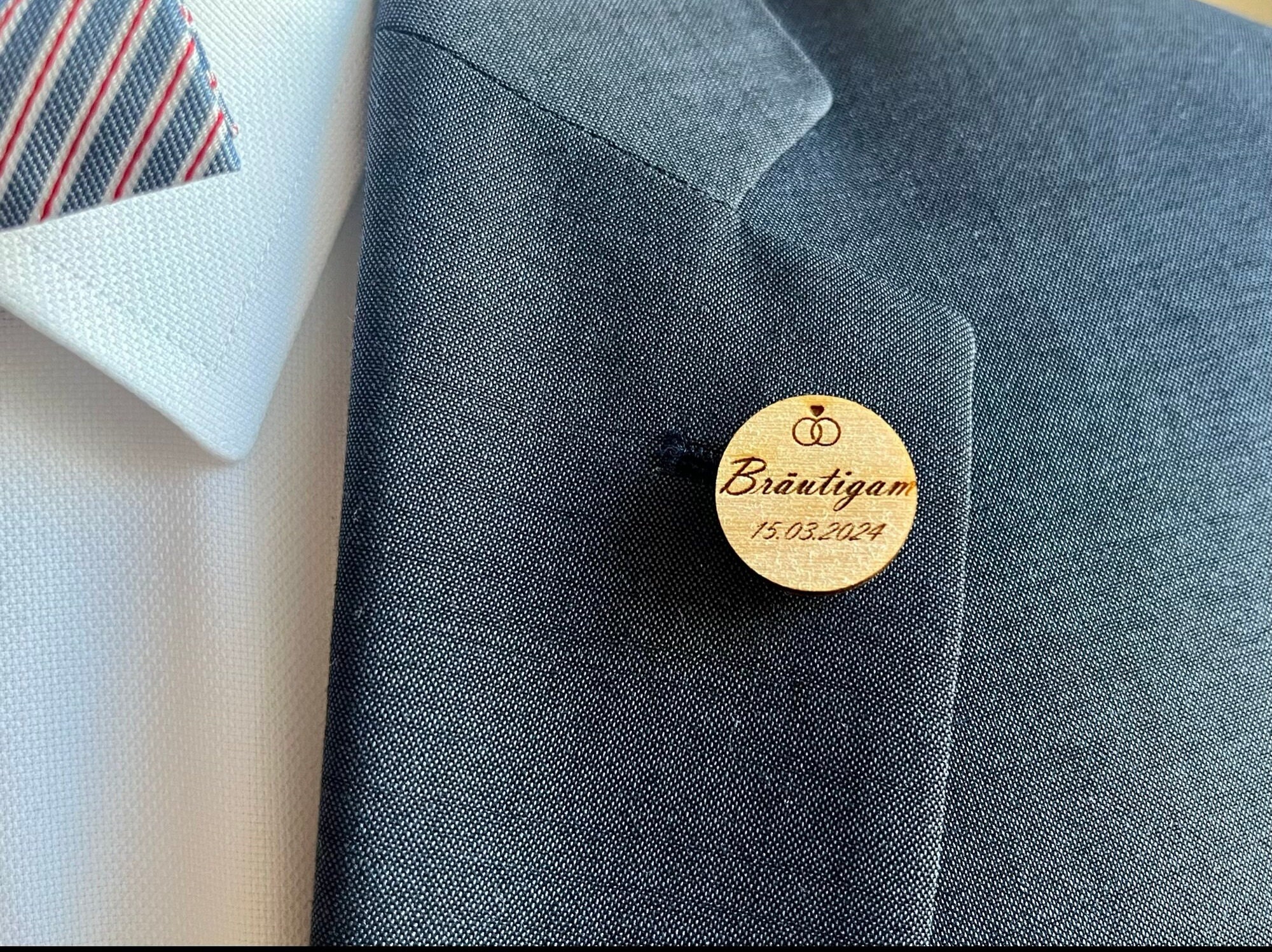 Custom Button Pins Groom Groomsmen Wedding Pin Set Lapel Pin