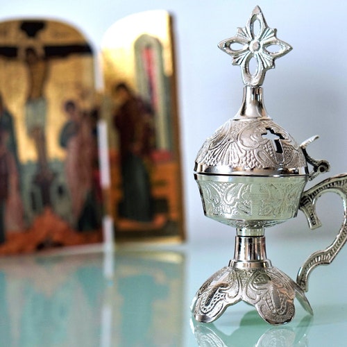 Incense Burner Carved Perfume Burner Thurible Censer Etsy