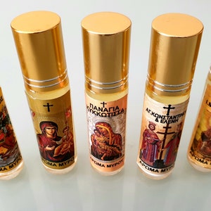 Myrrh anointing oil  – from Tinos the Holy island, Gift of faith, hope, love and healing to someone you care about